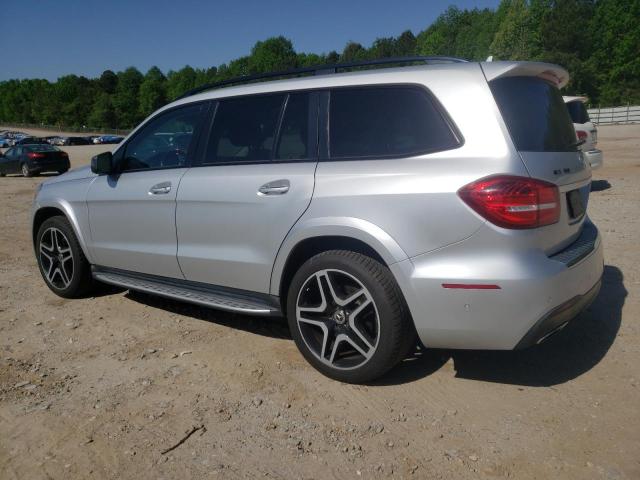 4JGDF7DE7JB066285 - 2018 MERCEDES-BENZ GLS 550 4MATIC SILVER photo 2