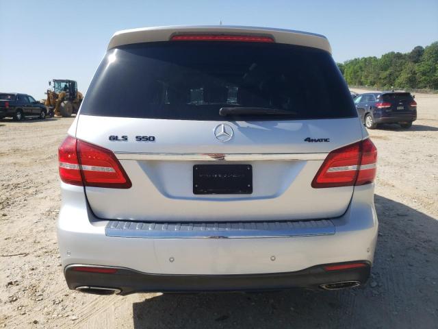 4JGDF7DE7JB066285 - 2018 MERCEDES-BENZ GLS 550 4MATIC SILVER photo 6