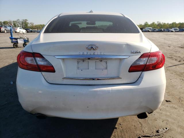 JN1AY1AR9BM570674 - 2011 INFINITI M56 X WHITE photo 6