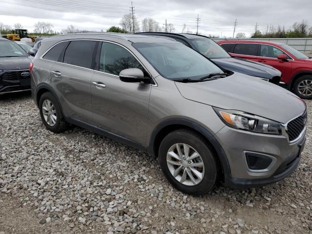 5XYPG4A34GG122987 - 2016 KIA SORENTO LX SILVER photo 4