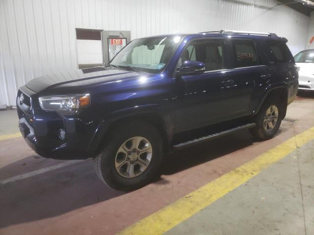 JTEBU5JR3K5666536 - 2019 TOYOTA 4 RUNNER SR5 BLUE photo 1