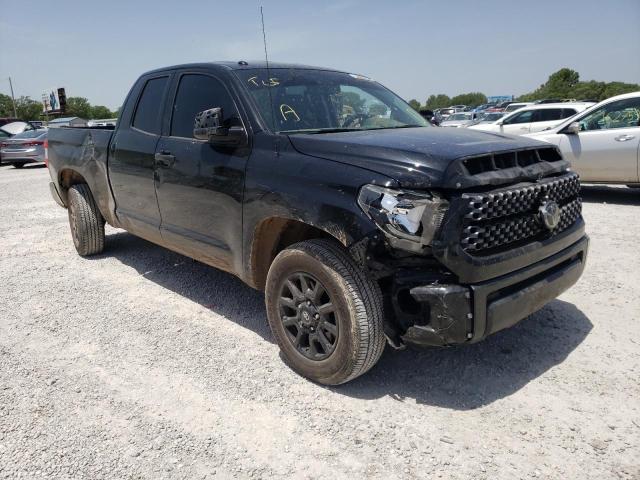 5TFUW5F1XKX791144 - 2019 TOYOTA TUNDRA DOUBLE CAB SR/SR5 BLACK photo 1