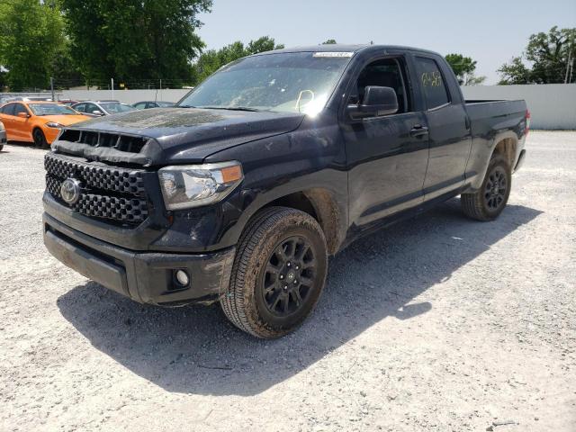 5TFUW5F1XKX791144 - 2019 TOYOTA TUNDRA DOUBLE CAB SR/SR5 BLACK photo 2