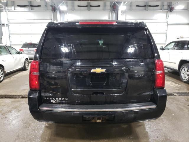 1GNSKKKC1FR133058 - 2015 CHEVROLET SUBURBAN K1500 LTZ BLACK photo 6