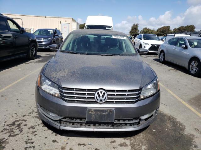 1VWCT7A36EC020178 - 2014 VOLKSWAGEN PASSAT SEL GRAY photo 5