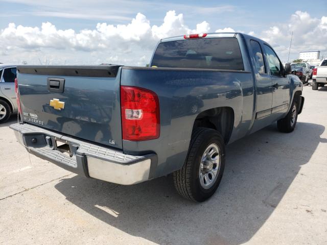 1GCRCREA3CZ260848 - 2012 CHEVROLET SILVERADO C1500  LS BLUE photo 4