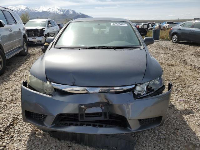 2HGFA16509H337245 - 2009 HONDA CIVIC LX GRAY photo 5