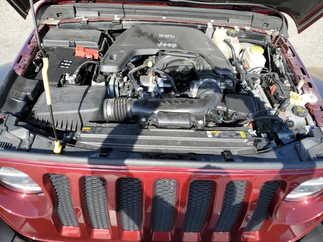 1C4HJXDG6MW594659 - 2021 JEEP WRANGLER U SPORT BURGUNDY photo 11