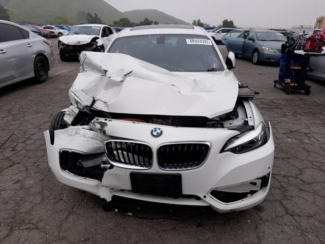 WBA1F9C57GV742338 - 2016 BMW 228 I SULEV WHITE photo 5