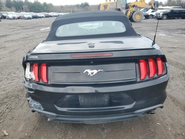 1FATP8UH2J5156185 - 2018 FORD MUSTANG BLACK photo 6