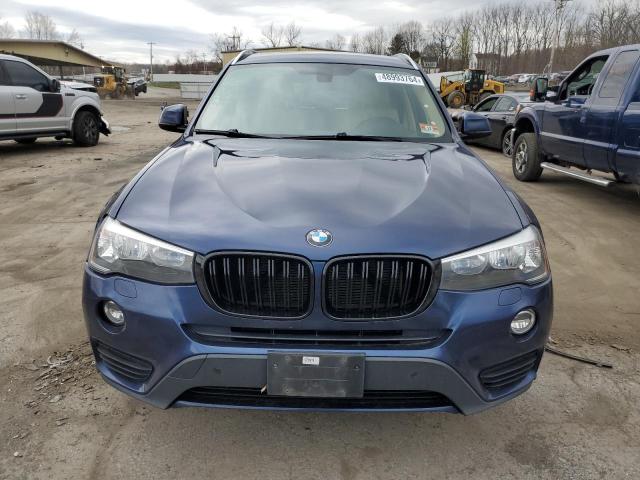 5UXWX9C54F0D59458 - 2015 BMW X3 XDRIVE28I BLUE photo 5