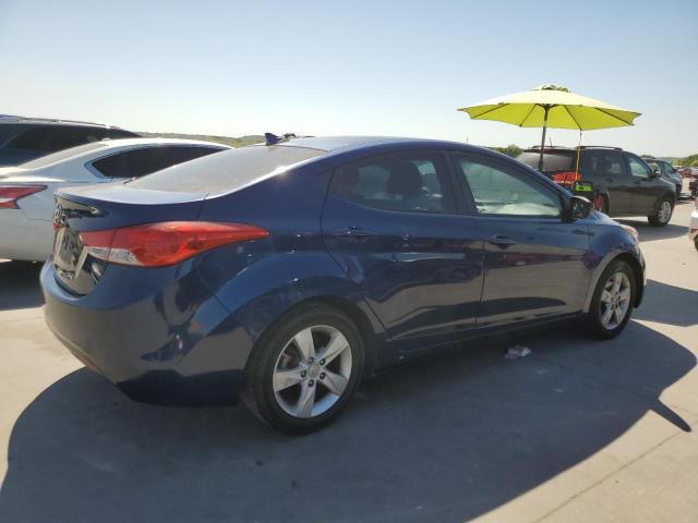 KMHDH4AE0DU493782 - 2013 HYUNDAI ELANTRA GLS BLUE photo 3