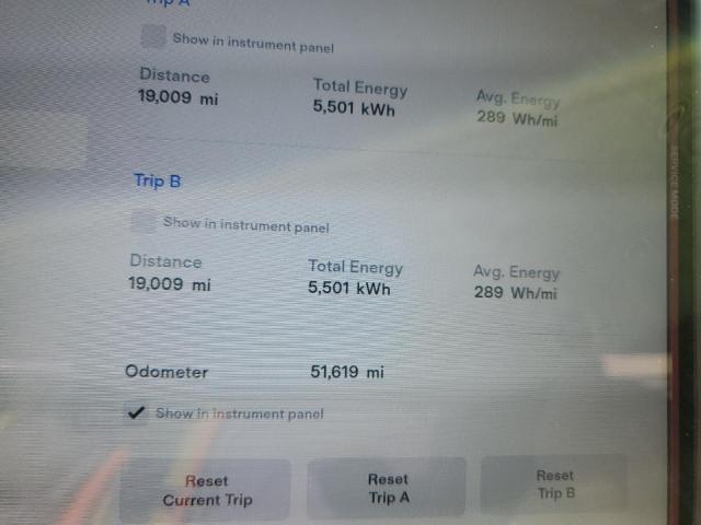 5YJSA1E21KF347637 - 2019 TESLA MODEL S BLACK photo 9