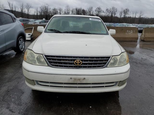 4T1BF28B03U285154 - 2003 TOYOTA AVALON XL WHITE photo 5