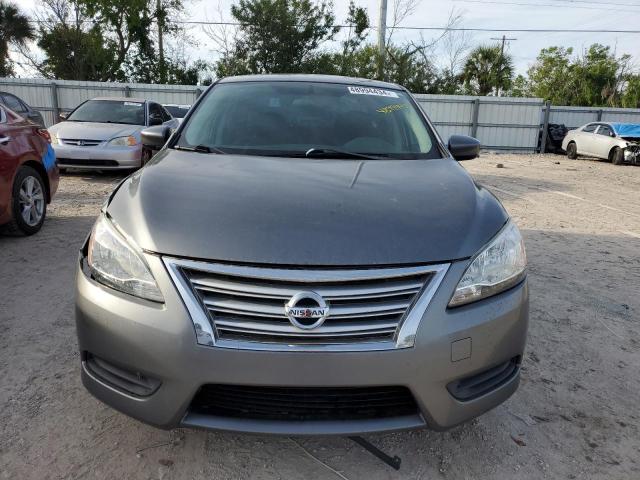 3N1AB7AP8FL676701 - 2015 NISSAN SENTRA S GRAY photo 5