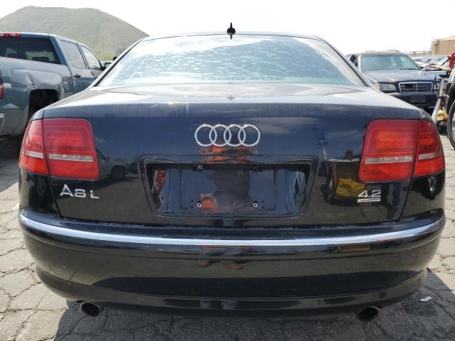 WAURVAFA9AN009425 - 2010 AUDI A8 QUATTRO BLACK photo 6