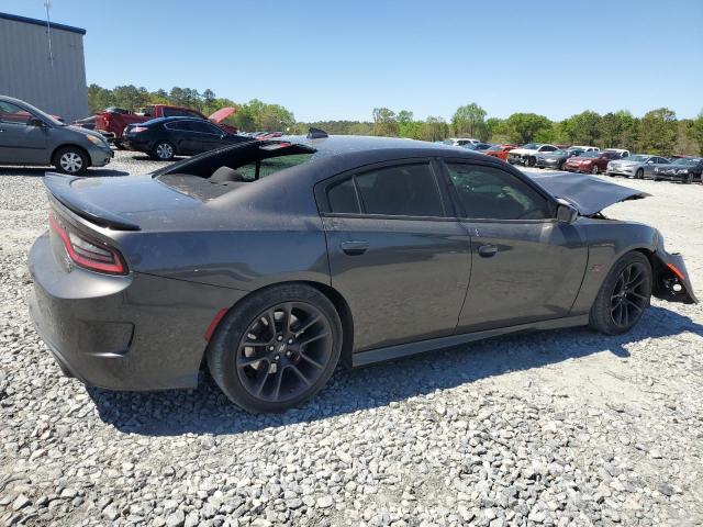 2C3CDXGJ4MH559131 - 2021 DODGE CHARGER SCAT PACK GRAY photo 3