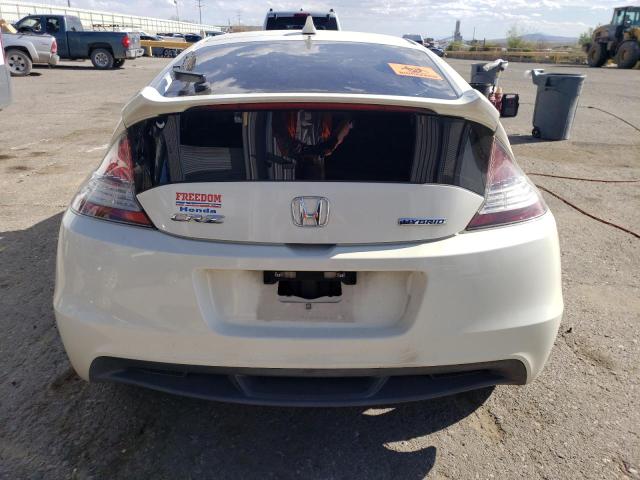 JHMZF1C67BS004757 - 2011 HONDA CR-Z EX WHITE photo 6