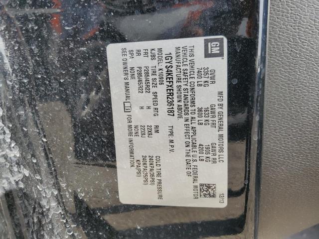 1GYS4KEFXER236187 - 2014 CADILLAC ESCALADE ESV PLATINUM Qara foto 14