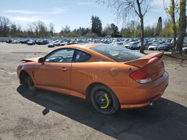 KMHHN65F96U209898 - 2006 HYUNDAI TIBURON GT ORANGE photo 2