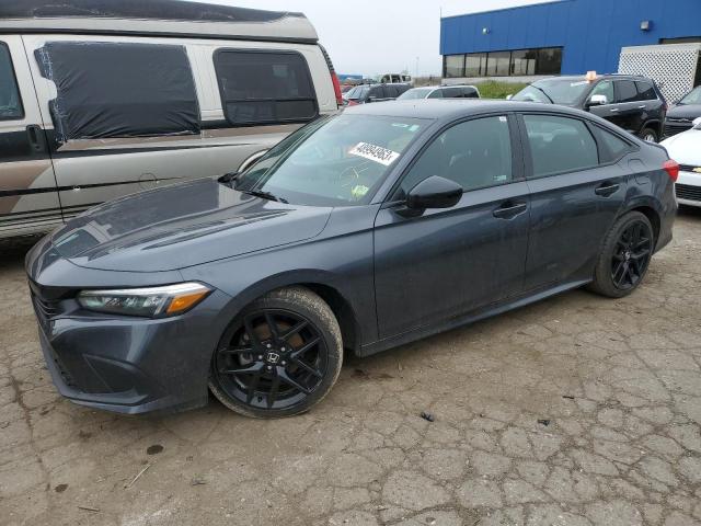 2HGFE2F51NH570202 - 2022 HONDA CIVIC SPORT 灰色 照片 1