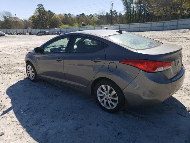 5NPDH4AE0DH222848 - 2013 HYUNDAI ELANTRA GLS GRAY photo 2