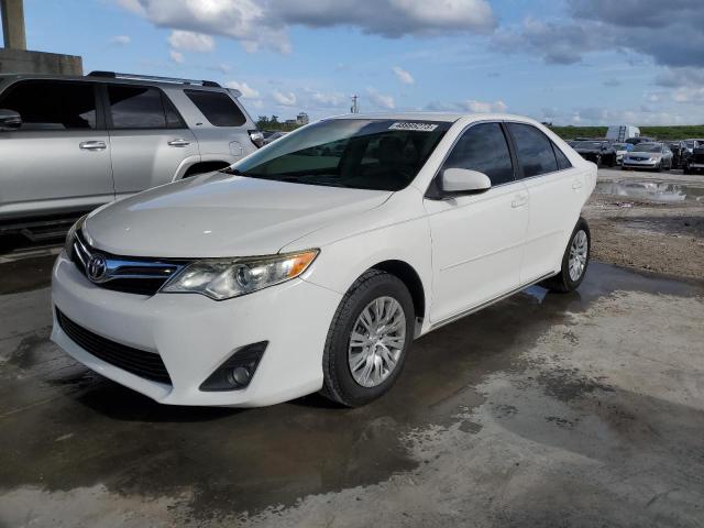 4T1BF1FK2CU524457 - 2012 TOYOTA CAMRY LE BASE WHITE photo 1