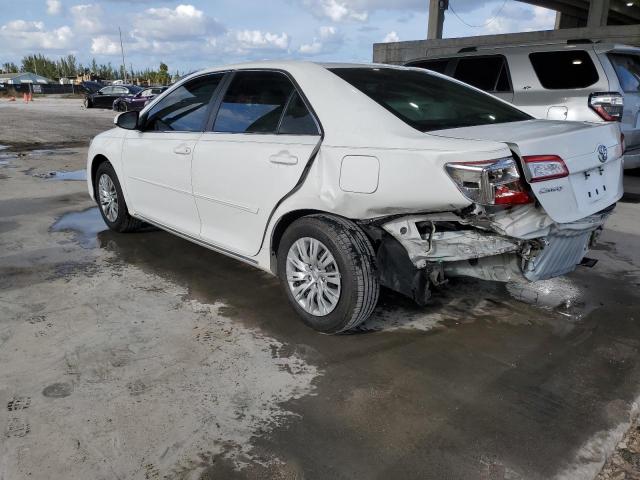 4T1BF1FK2CU524457 - 2012 TOYOTA CAMRY LE BASE WHITE photo 2