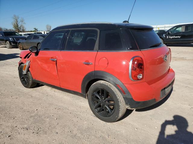 WMWZB3C56CWM30236 - 2012 MINI COOPER COUNTRYMAN RED photo 2