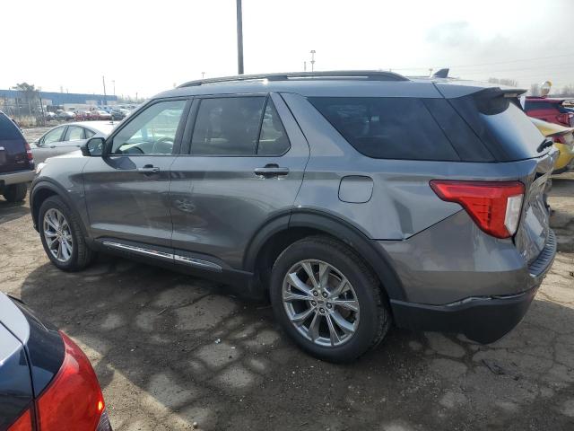 1FMSK8DH7NGA37171 - 2022 FORD EXPLORER XLT GRAY photo 2