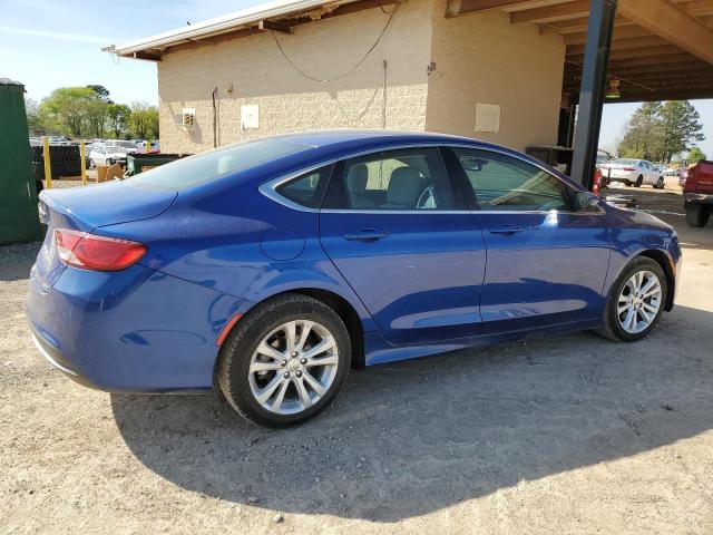 1C3CCCAB8FN589045 - 2015 CHRYSLER 200 LIMITED BLUE photo 3