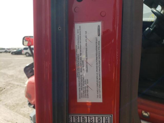 3AKJGLDR7HSHF6120 - 2017 FREIGHTLINER CASCADIA 1 红色 照片 10