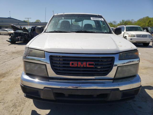 1GTCSBDE8A8102237 - 2010 GMC CANYON WHITE photo 5