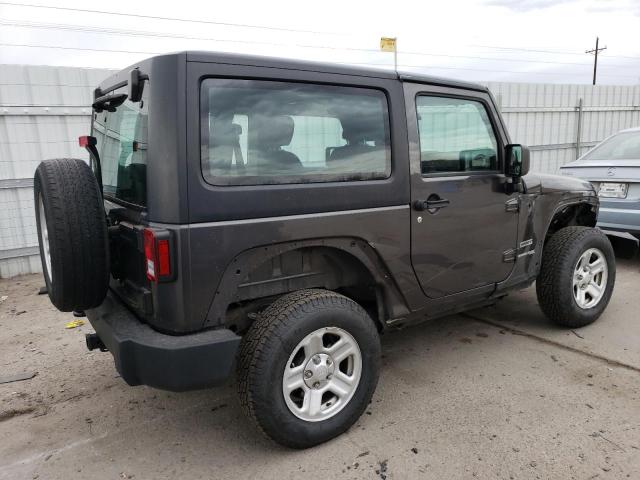 1C4AJWAG2JL814909 - 2018 JEEP WRANGLER SPORT GRAY photo 3