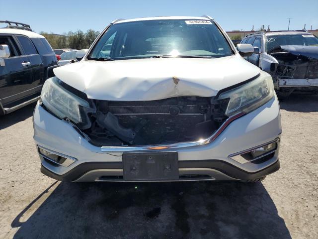 5J6RM4H76FL109228 - 2015 HONDA CR-V EXL WHITE photo 5