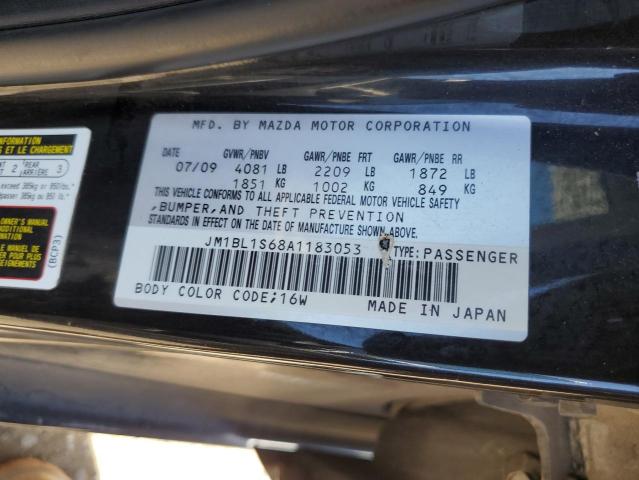 JM1BL1S68A1183053 - 2010 MAZDA 3 S BLACK photo 13