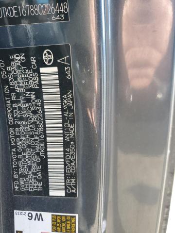 JTKDE167880226448 - 2008 TOYOTA SCION TC 石墨色 照片 12