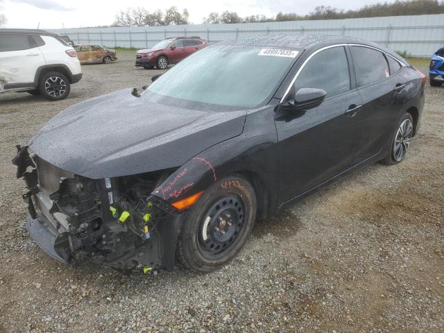 19XFC1F7XGE212191 - 2016 HONDA CIVIC EXL BLACK photo 1