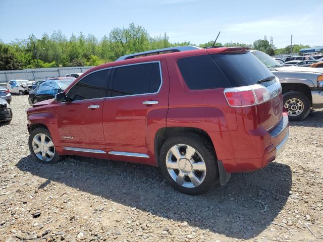 2GKFLUE36E6122666 - 2014 GMC TERRAIN DENALI RED photo 2