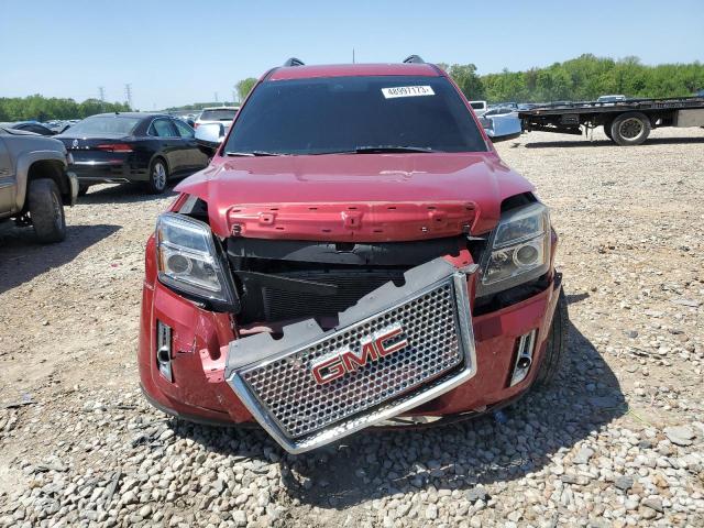 2GKFLUE36E6122666 - 2014 GMC TERRAIN DENALI RED photo 5