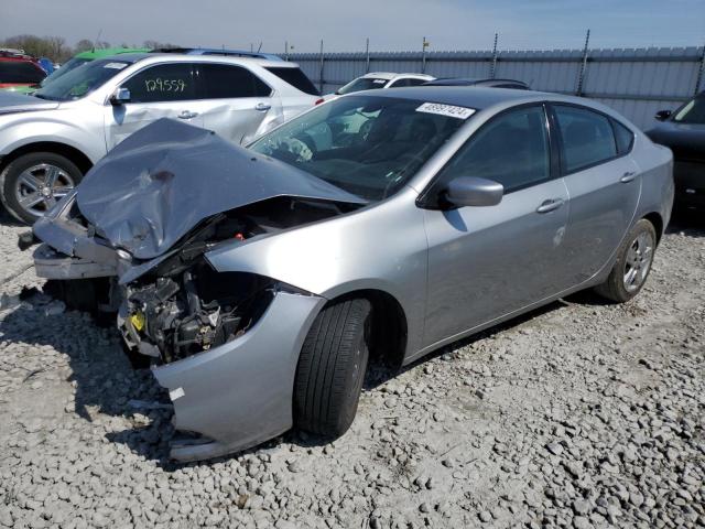 1C3CDFAA0GD516975 - 2016 DODGE DART SE SILVER photo 1