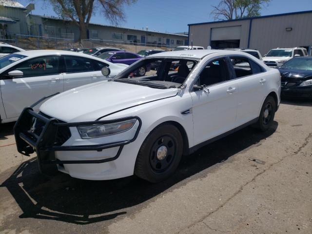 1FAHP2MT6DG215352 - 2013 FORD TAURUS POLICE INTERCEPTOR WHITE photo 1