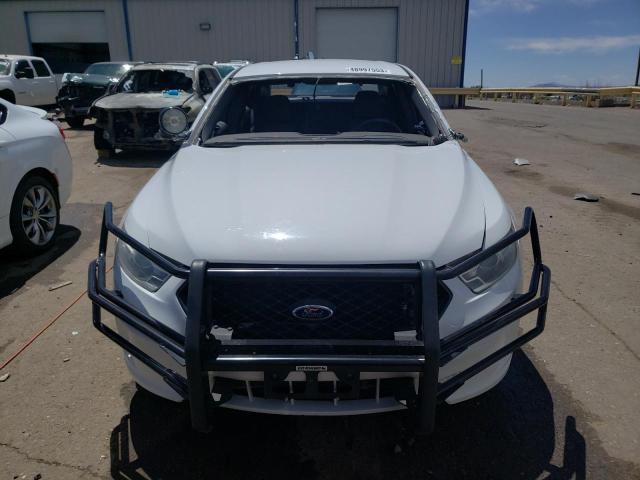 1FAHP2MT6DG215352 - 2013 FORD TAURUS POLICE INTERCEPTOR WHITE photo 5