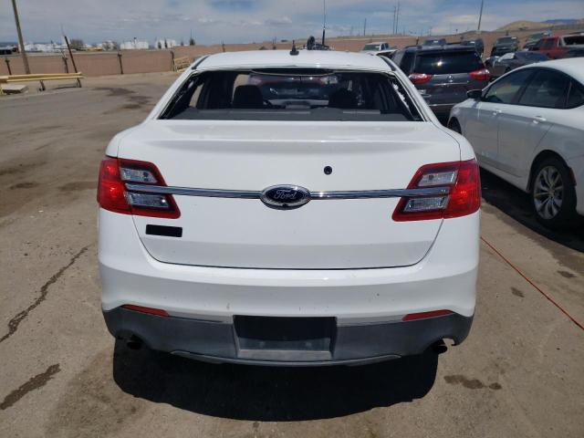 1FAHP2MT6DG215352 - 2013 FORD TAURUS POLICE INTERCEPTOR WHITE photo 6