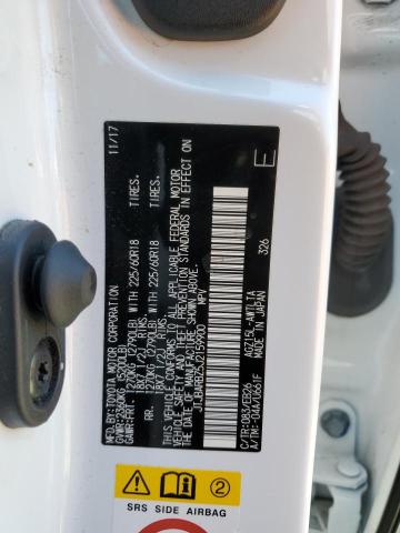 JTJBARBZ5J2159900 - 2018 LEXUS NX 300 BASE თეთრი ფოტო 13