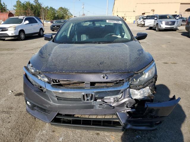 19XFC1F76GE224175 - 2016 HONDA CIVIC EXL GRAY photo 5