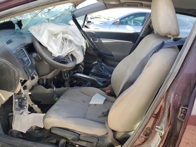 19XFB2F82FE064912 - 2015 HONDA CIVIC EX BURGUNDY photo 7