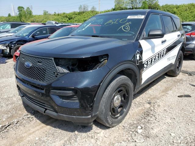 1FM5K8AB2NGB53343 - 2022 FORD EXPLORER POLICE INTERCEPTOR Qara foto 1