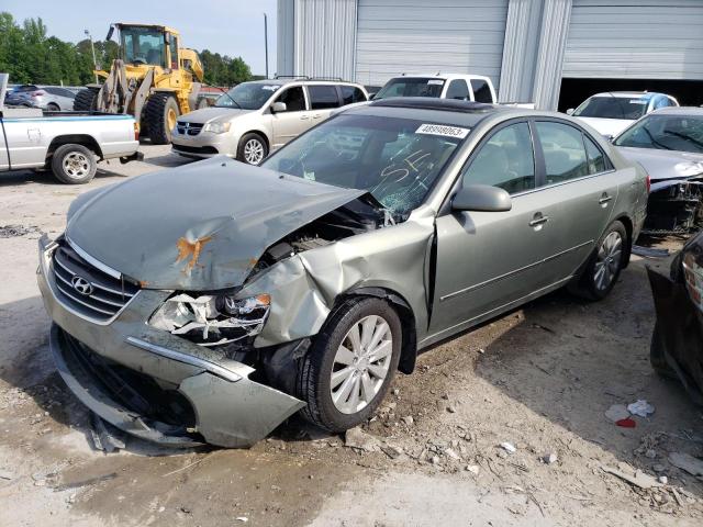 5NPEU46F59H444309 - 2009 HYUNDAI SONATA SE GREEN photo 1