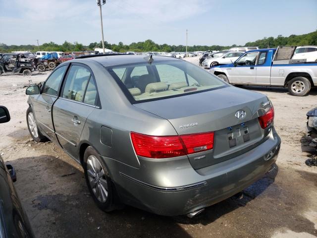 5NPEU46F59H444309 - 2009 HYUNDAI SONATA SE GREEN photo 2